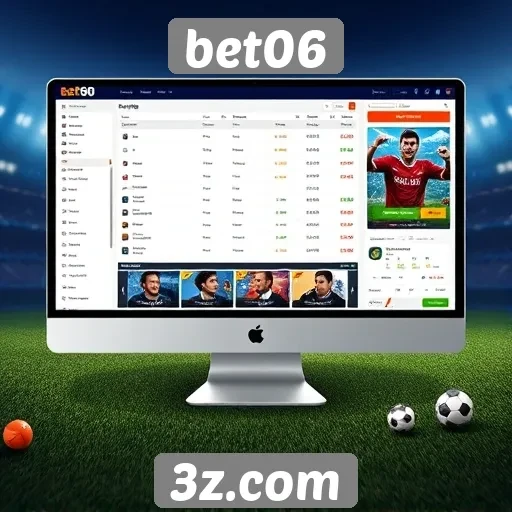 Facilidade de uso da interface do site bet06